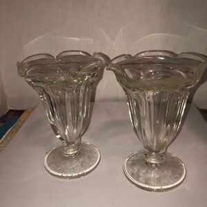 Root beer float anyone- ice cream parlour dessert glasses by dominion possibly